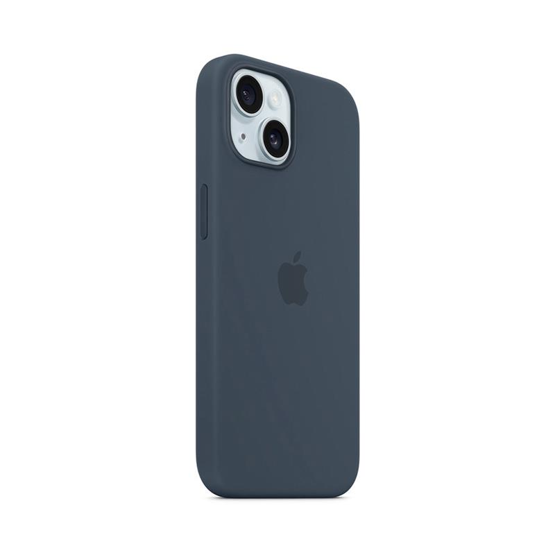 iPhone 15 Silicone Case with MagSafe - Storm Blue 