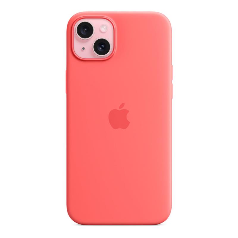 iPhone 15 Plus Silicone Case with MagSafe - Guava 