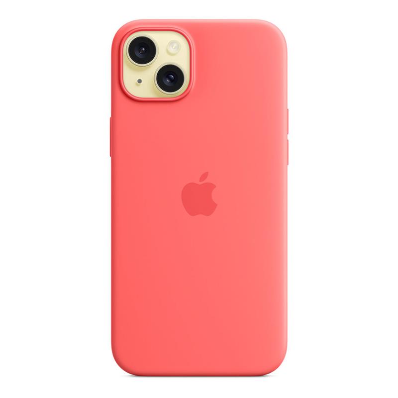 iPhone 15 Plus Silicone Case with MagSafe - Guava 