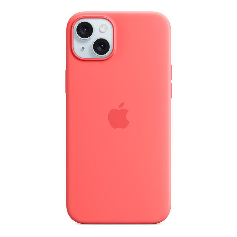 iPhone 15 Plus Silicone Case with MagSafe - Guava 