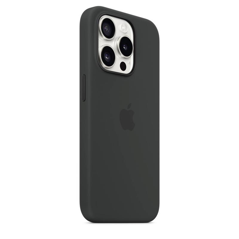 iPhone 15 Pro Silicone Case with MagSafe - Black 