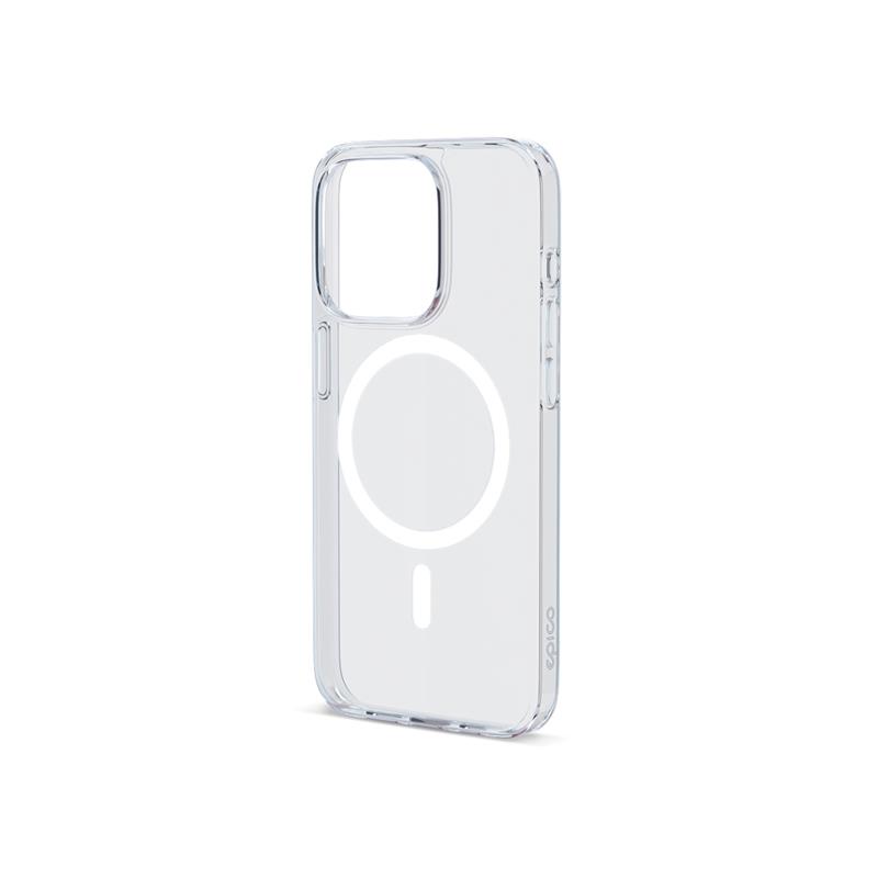 iStores by Epico Hero Magnetic - MagSafe Compatible Case iPhone 15 Pro - transparentný 