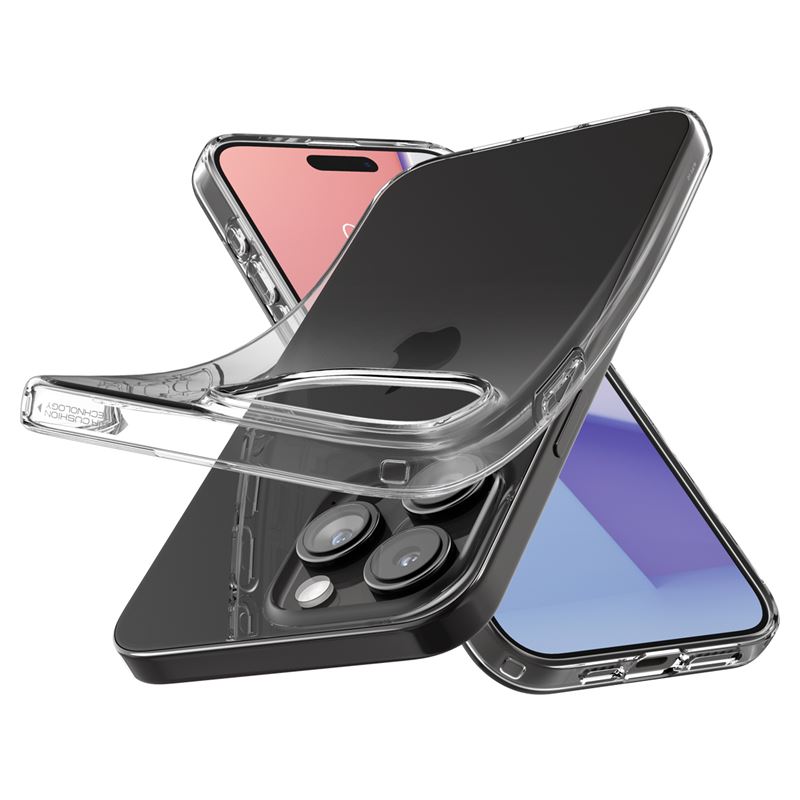 Spigen kryt Crystal Flex pro iPhone 15 Pro - Crystal Clear 