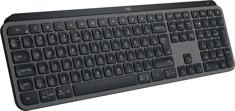 Logitech MX Keys S - bezdrôtová podsvietená klávesnica - US - grafitová 