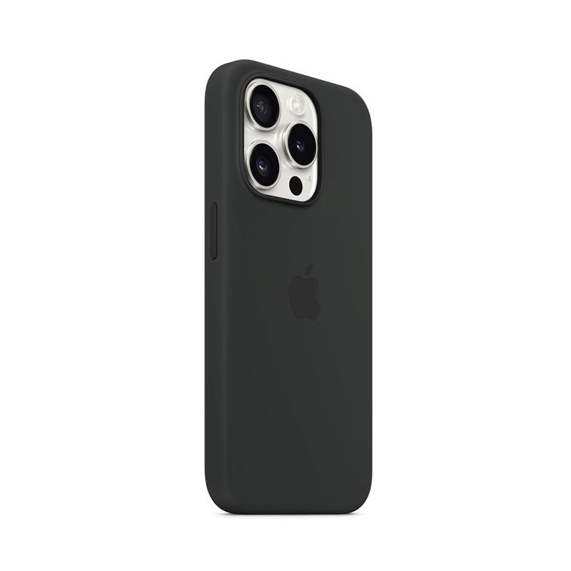 iPhone 15 Pro Silicone Case with MagSafe - Black 