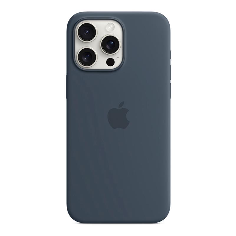 iPhone 15 Pro Max Silicone Case with MagSafe - Storm Blue 