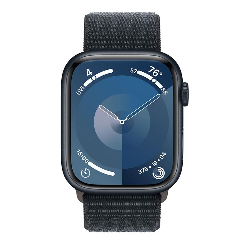 Apple Watch Series 9 GPS + Cellular 45mm Midnight Aluminium Case with Midnight Sport Loop 