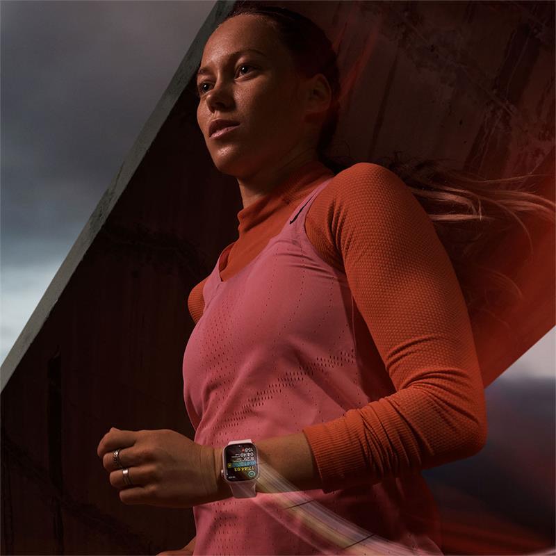 Apple Watch Series 9 GPS + Cellular 45mm (PRODUCT)RED Aluminium Case with (PRODUCT)RED Sport Band - S/M 