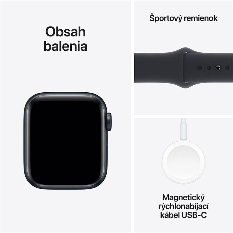 Apple Watch SE GPS + Cellular 40mm Midnight Aluminium Case with Midnight Sport Band - M/L 