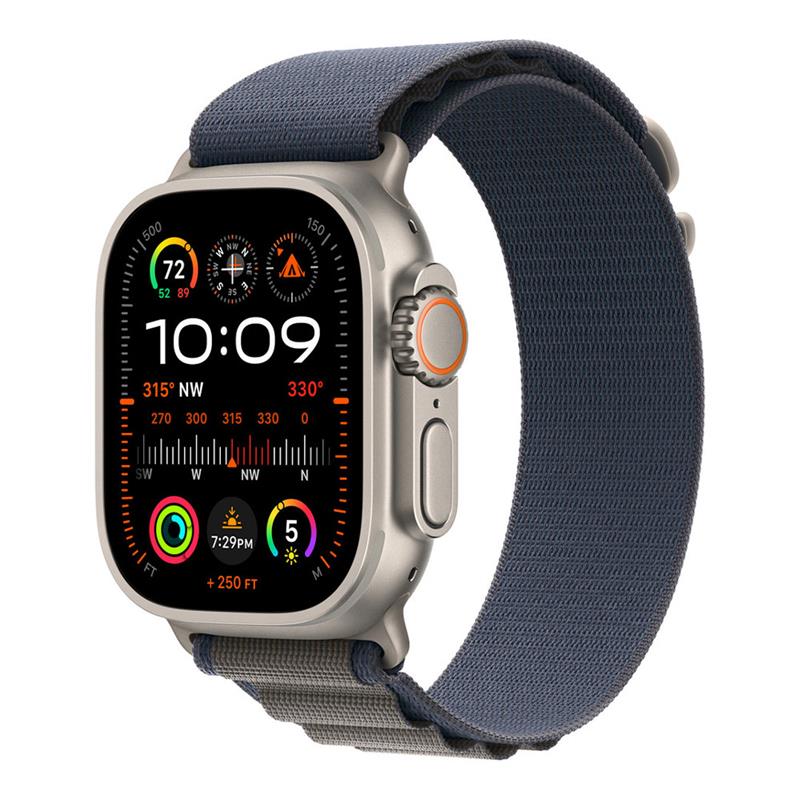 Apple Watch 49mm Blue Alpine Loop - Large 