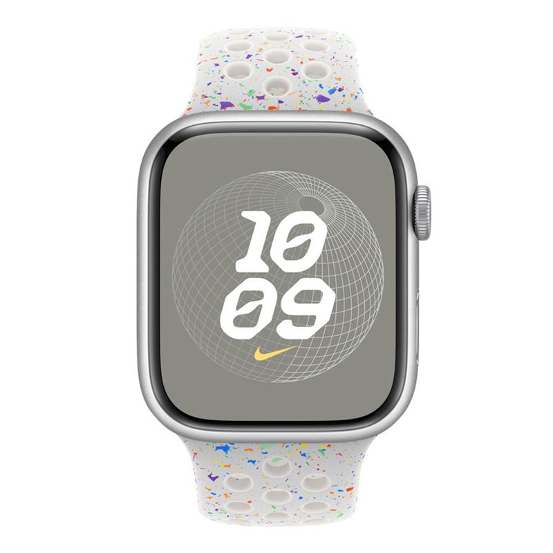 Apple Watch 45mm Pure Platinum Nike Sport Band - M/L 