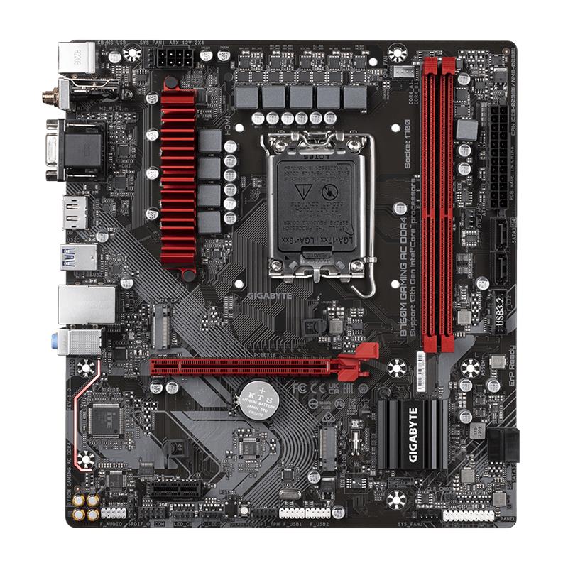 Gigabyte B760M GAMING AC DDR4 , Intel B760, LGA1700, 2xDDR4, mATX 