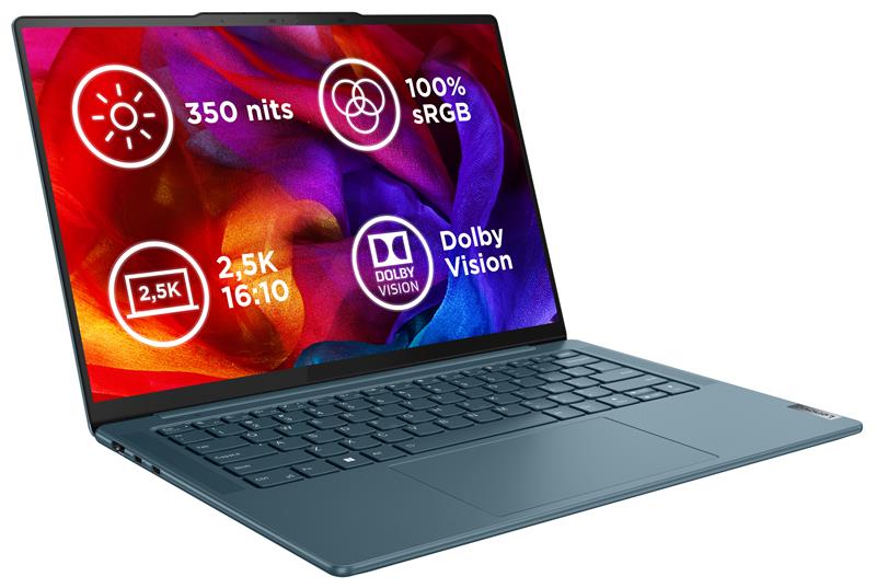 Lenovo IP Yoga Pro 7 14ARP8 Ryzen 5 7535HS 14.5" 2.5K 350N matný UMA 16GB 1TB SSD W11 modrý 3y PS 