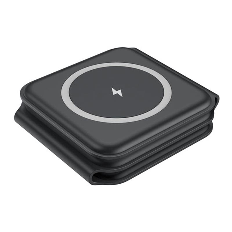 Sdesign 3 in 1 Folding Wireless Charger - Black 