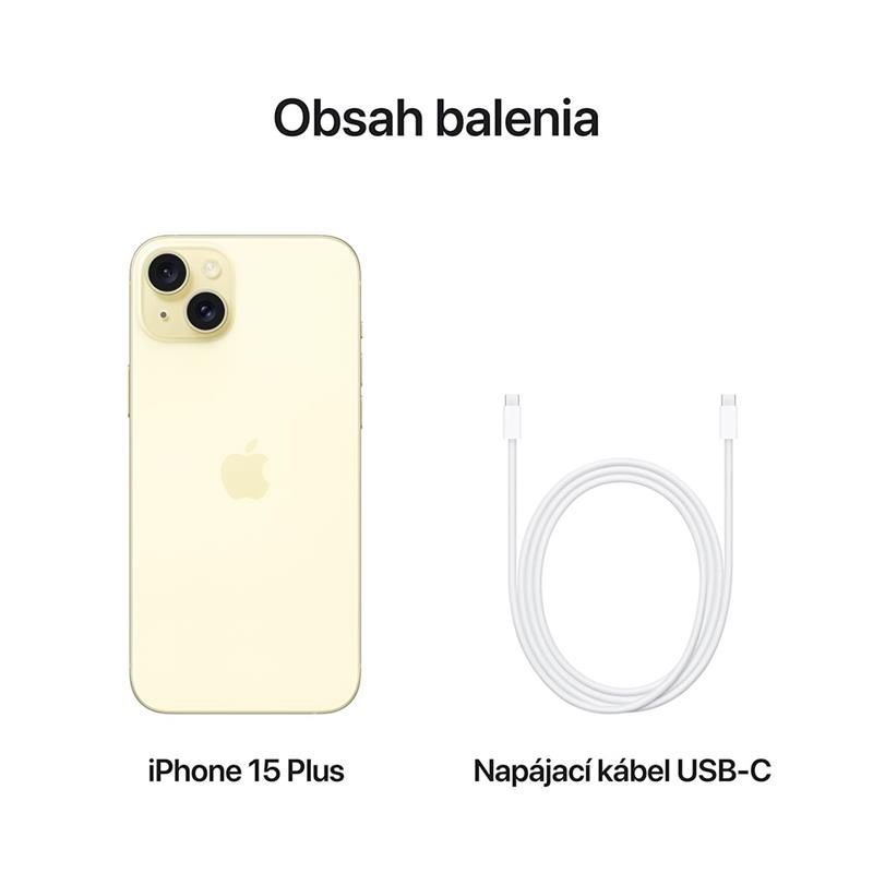 iPhone 15 Plus 128 GB žltá 
