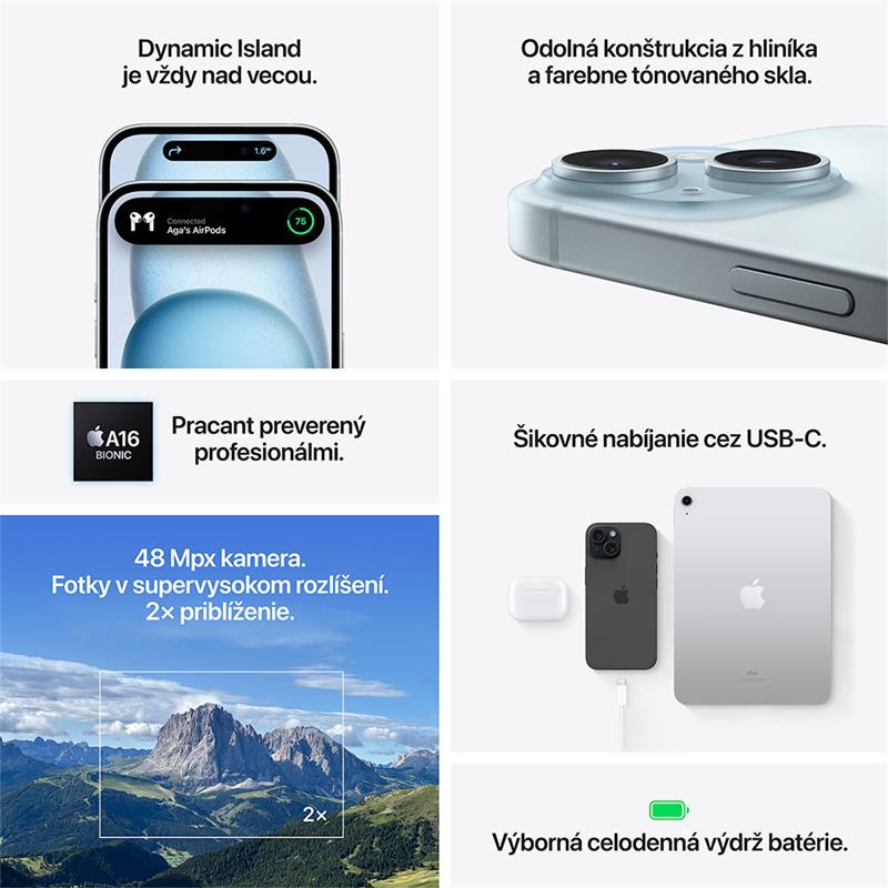 iPhone 15 Plus 256 GB žltá 