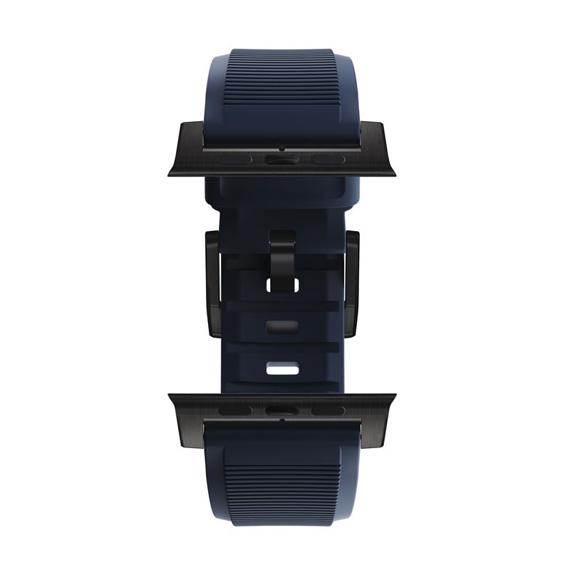 Nomad remienok Rugged Strap pre Apple Watch 44/45/49mm - Atlantic Blue/Black Hardware 