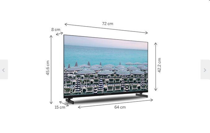 THOMSON Easy TV 32HD2S13,  HD, DVB-T2/C/S2, VESA 100x100, Hotel Mód, Cierny 