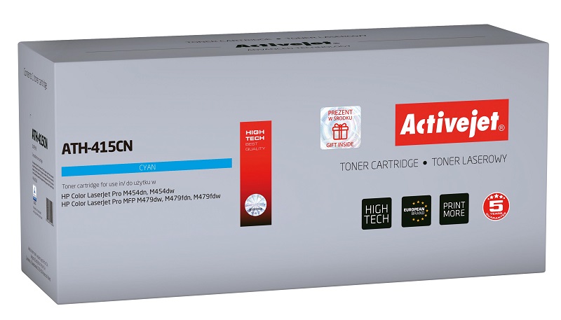 Toner ActiveJet pre HP 415A ATH-415CN W2031A Cyan 2100 str.