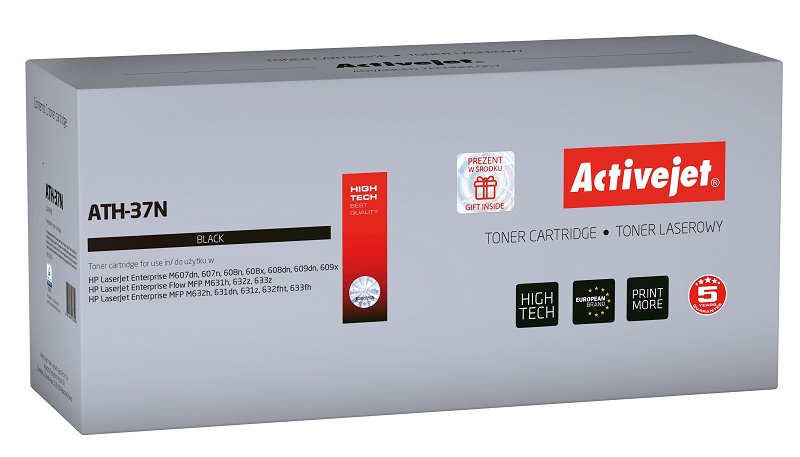 Toner ActiveJet pre HP 37A CF237A ATH-37N Black 11 000str.