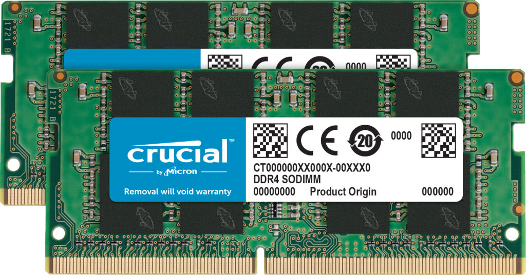 Crucial 16GB SODIMM kit DDR4 3200 CL22