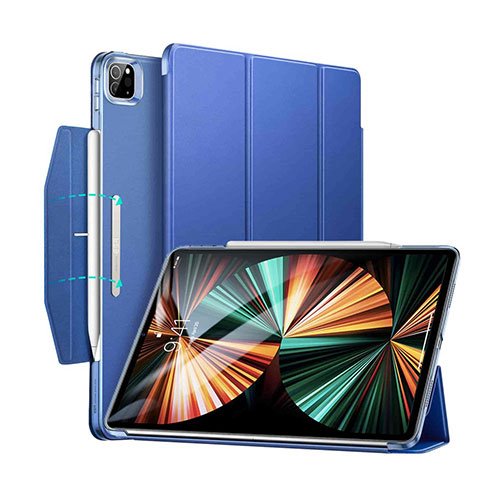 ESR puzdro Ascend Trifold Case pre iPad Pro 12.9" 2021 - Navy Blue