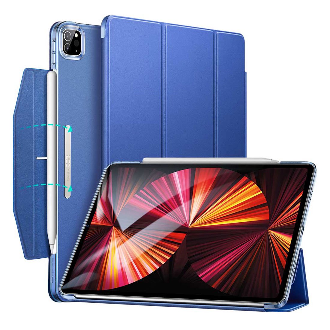 ESR puzdro Ascend Trifold Case pre iPad Pro 11" 2021 - Navy Blue