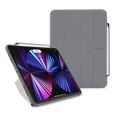Pipetto puzdro Origami Pencil Case pre iPad Pro 11" 2021/2022 - Dark Grey