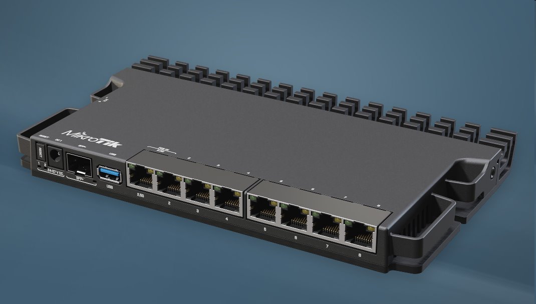 MIKROTIK RouterBOARD RB5009UG+S+IN + L5 (1,4GHz; 1GB RAM, 7xGLAN, 1x 2,5GLAN, 1xSFP+, desktop, zdroj)