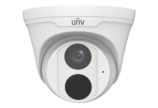 UNIVIEW IP kamera 2880x1620 (5 Mpix), až 30 sn/s, H.265, obj. 2,8 mm (112,9°), PoE, Mic., IR 30m, WDR 120dB, ROI, koridor formát, 