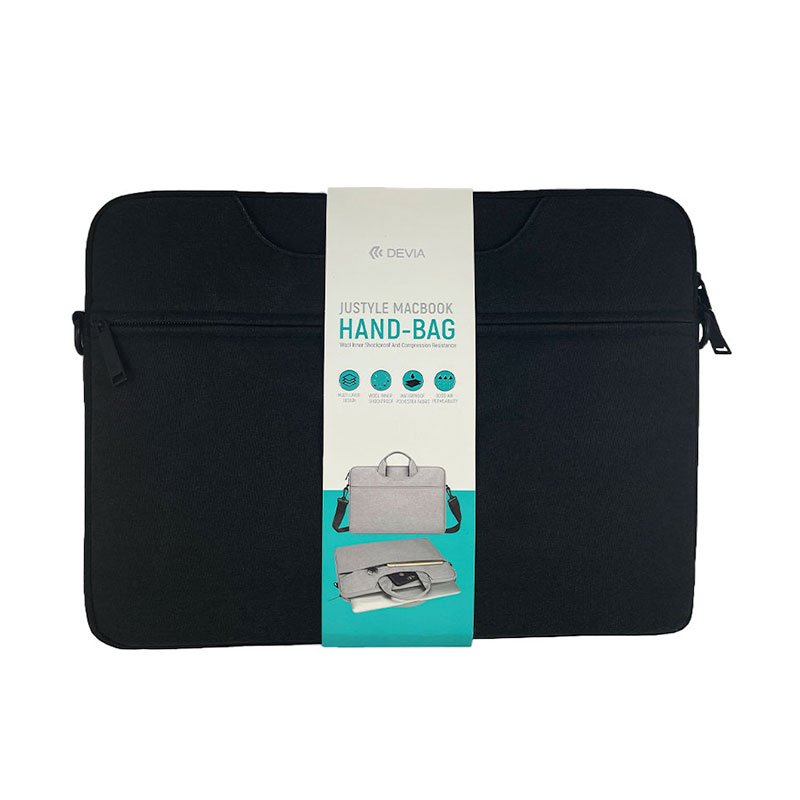 Devia taška Justyle Handbag pre Macbook Pro/ Air Retina 13" - Black