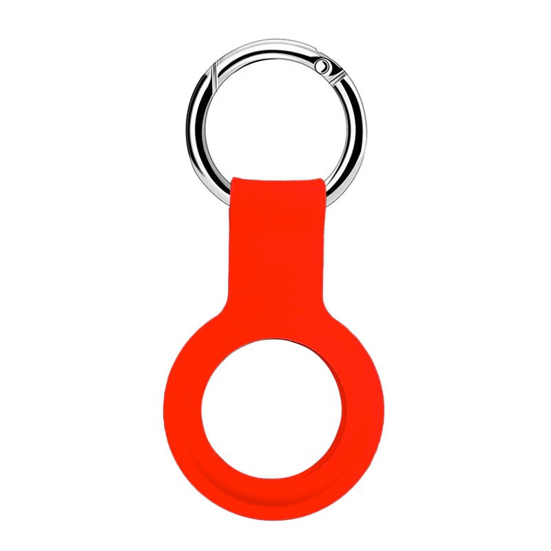Devia puzdro Silicone Key Ring pre Airtag - Red