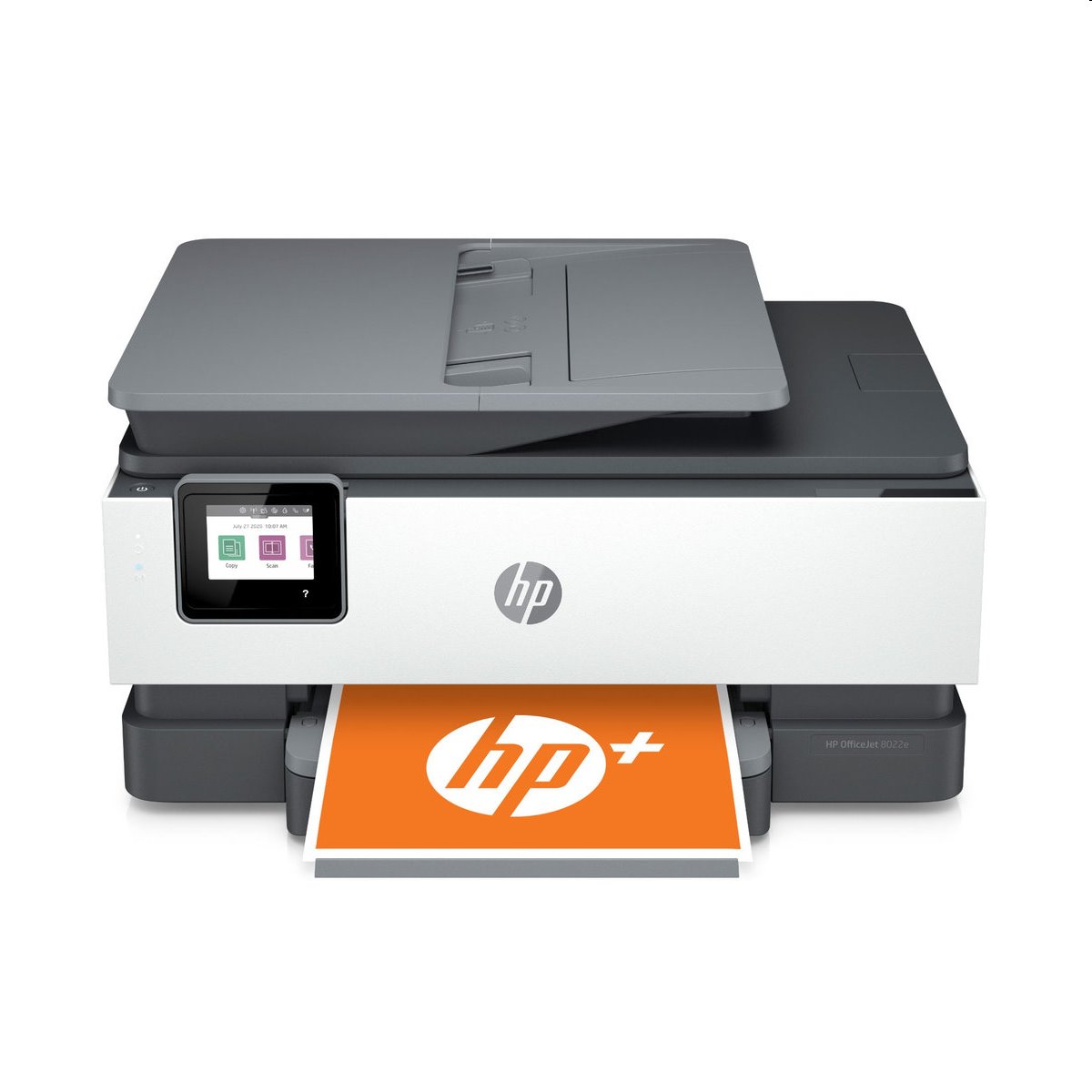 HP All-in-One Officejet Pro 8022e HP+ (A4, 20 ppm, USB 102.0, Ethernet, Wi-Fi, Print, Scan, Copy, FAX, Duplex, ADF)