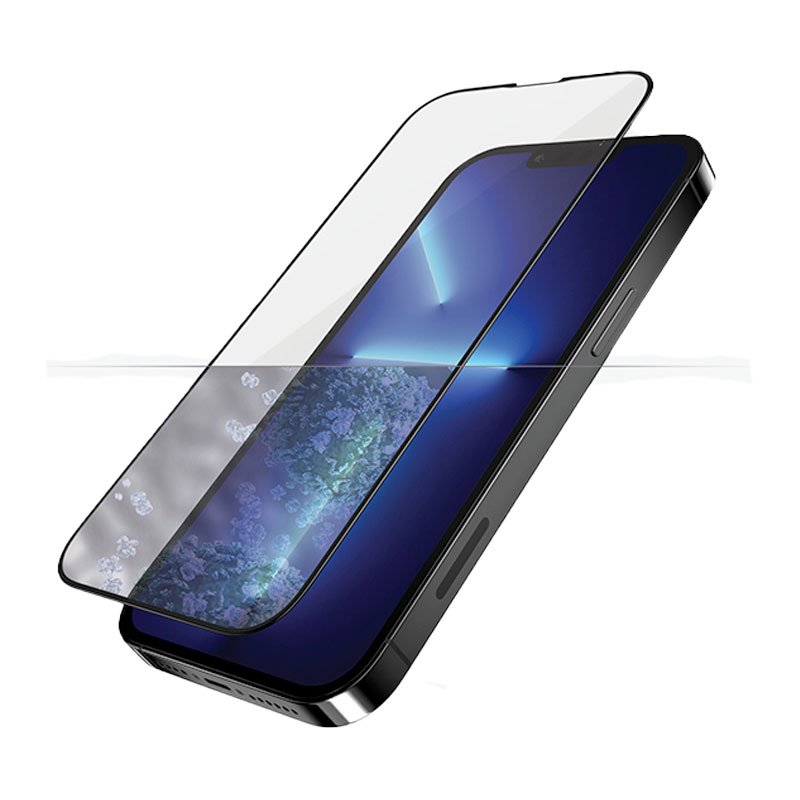 PanzerGlass ochranné sklo Friendly Case AB pre iPhone 13 Pro Max - Black Frame