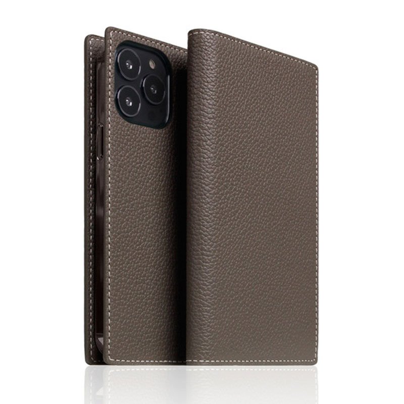 SLG Design puzdro D8 Full Grain Leather pre iPhone 13 Pro Max - Etoff Cream