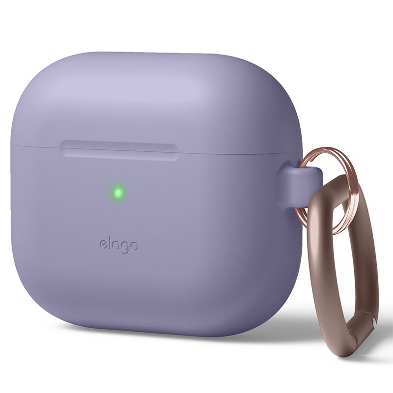 Elago Airpods 3 Silicone Hang Case - Lavender Grey