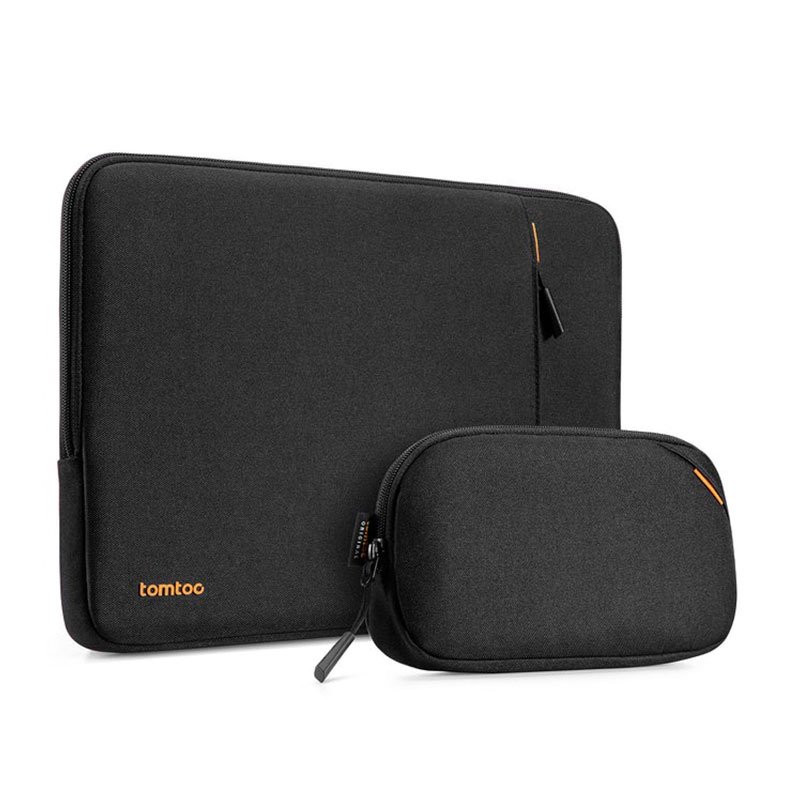 Tomtoc puzdro Recycled Sleeve with Pouch pre Macbook Pro 14" 2021 - Black