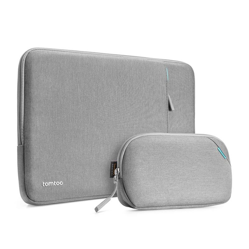 Tomtoc puzdro Recycled Sleeve with Pouch pre Macbook Pro 14" M1/M2/M3 - Gray