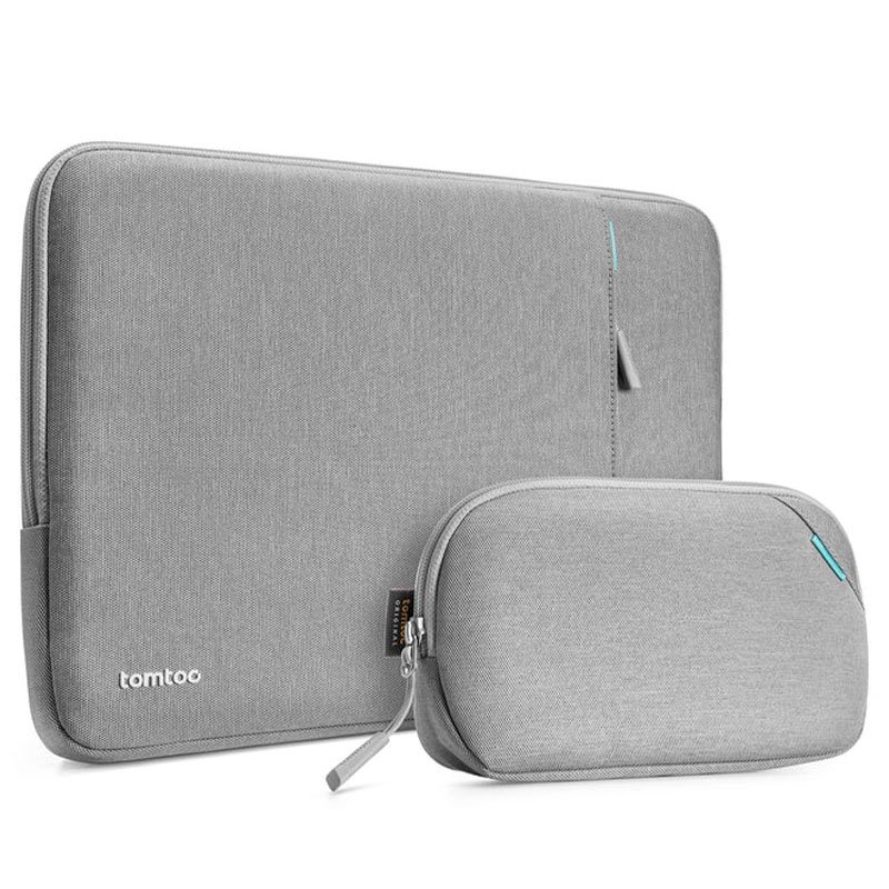 Tomtoc puzdro Recycled Sleeve with Pouch pre Macbook Pro 16" M1/M2/M3 - Gray