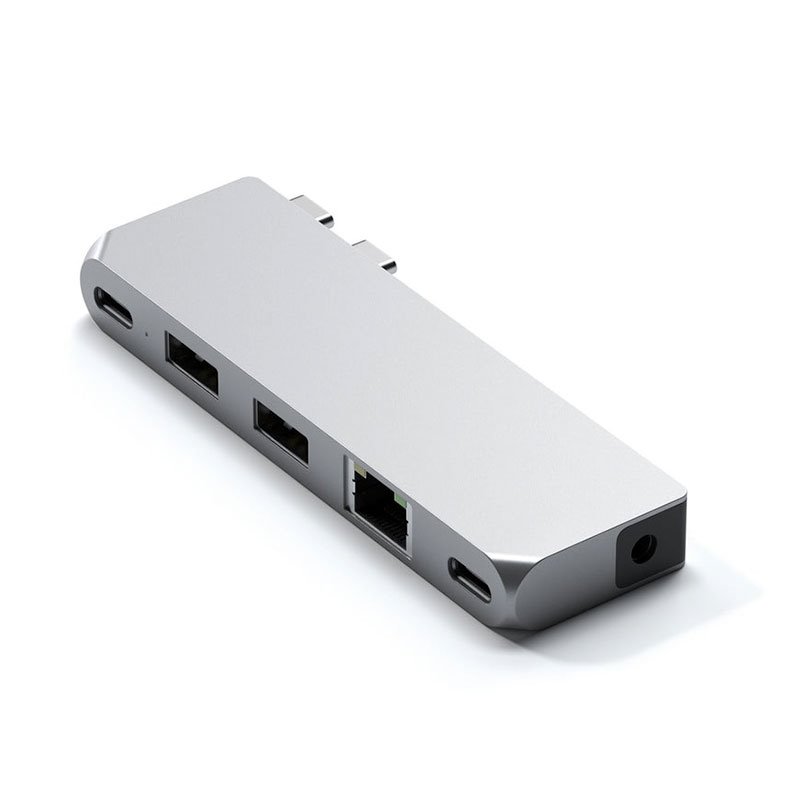 Satechi USB-C Pro Hub Mini Adapter - Silver Aluminium