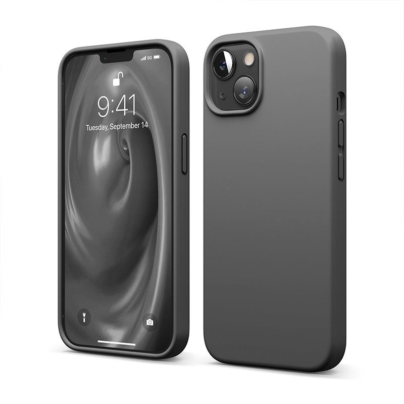 Elago kryt Silicone Case pre iPhone 13 - Dark Gray