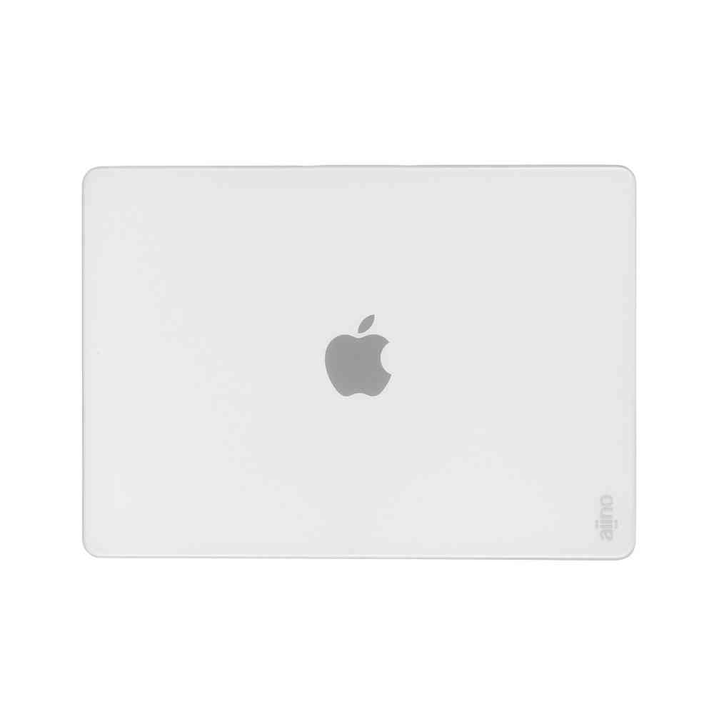 Aiino - Soft Shell semi-transparent case MacBook Pro 14" M1/M2 Pro and Max - white