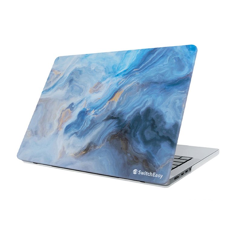 SwitchEasy Hardshell Marble Case pre MacBook Air 13" M2 2022 - Marine Blue