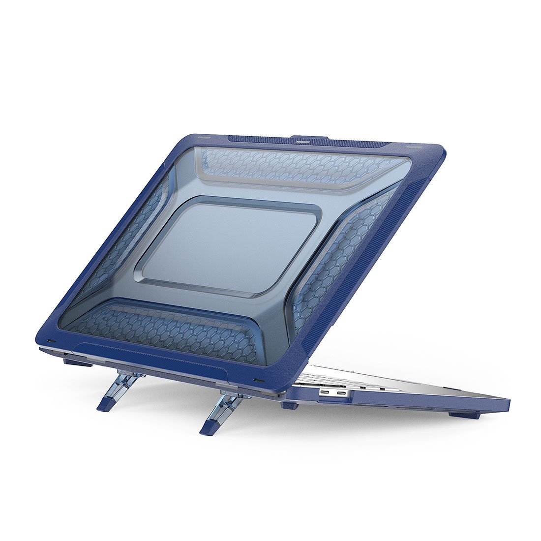 Devia kryt Super Scratch-Proof Hard Jacket pre Macbook Air 13" 2020 - Sapphire Blue
