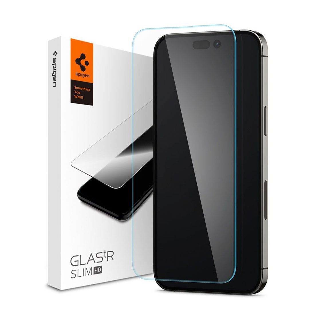 Spigen ochranné sklo GLAS.tR Slim HD pre iPhone 14 Pro - Clear