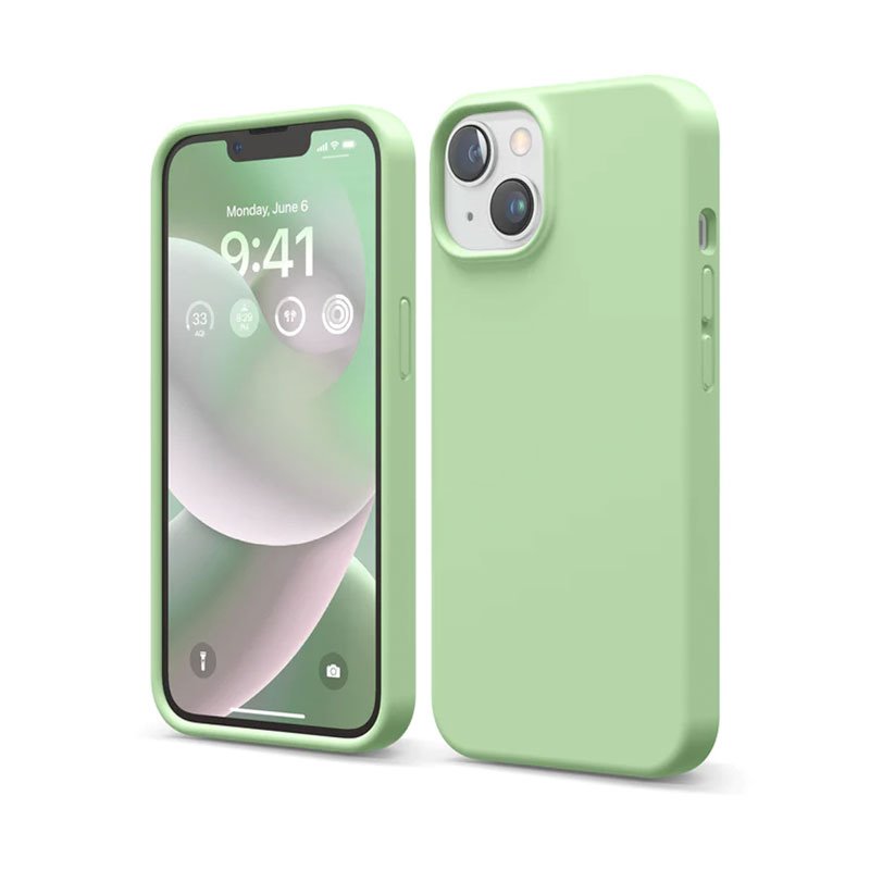 Elago kryt Silicone Case pre iPhone 14 - Pastel Green