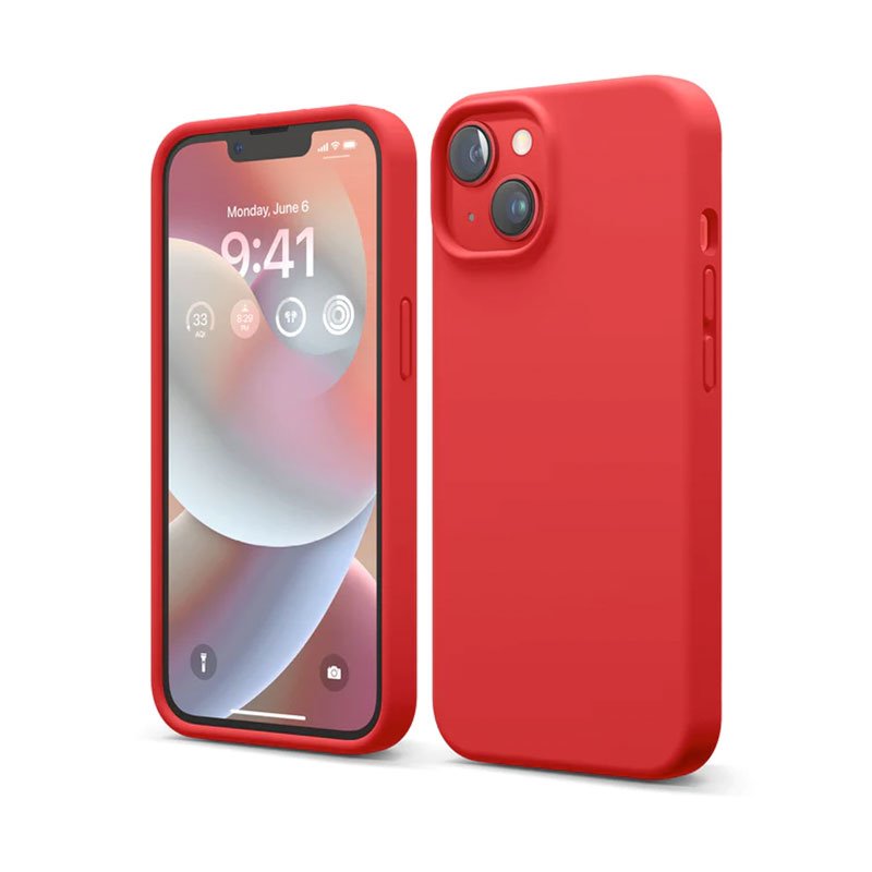 Elago kryt Silicone Case pre iPhone 14 - Red