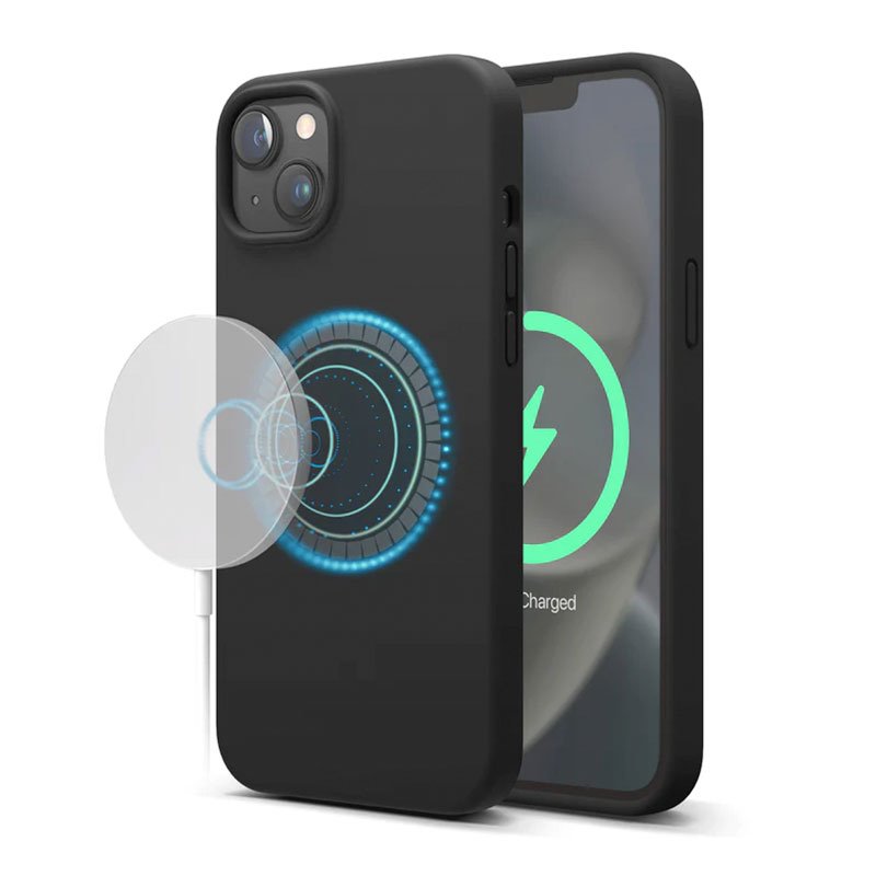 Elago kryt Silicone Case Magsafe pre iPhone 14 Plus - Black