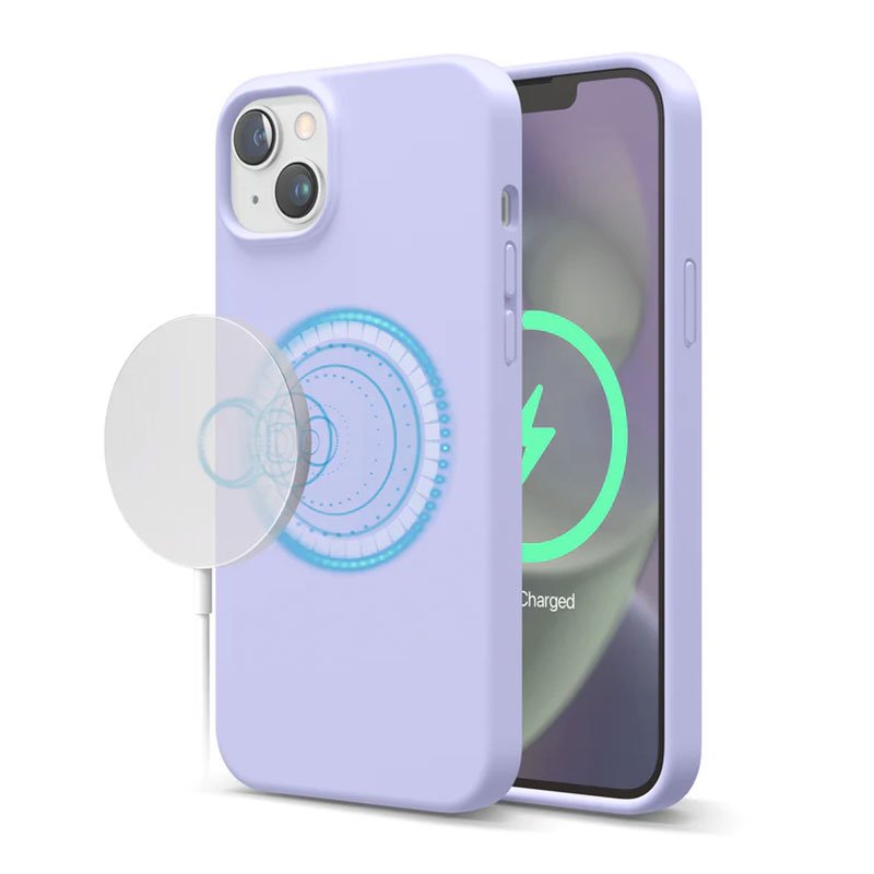 Elago kryt Silicone Case Magsafe pre iPhone 14 Plus - Purple