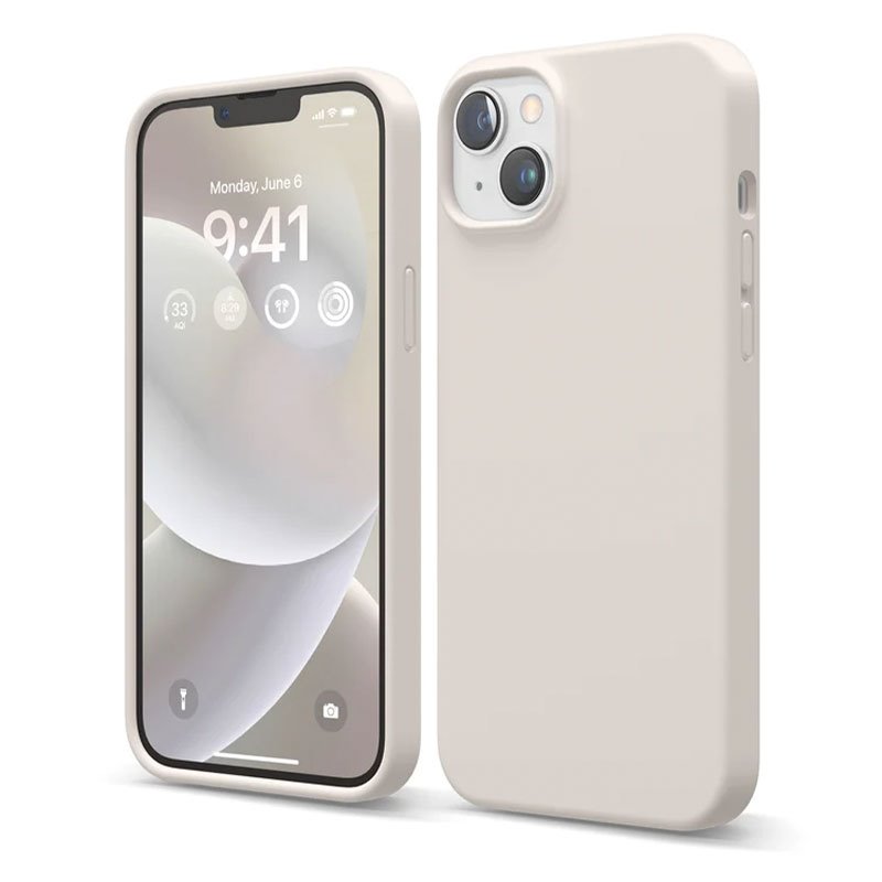 Elago kryt Silicone Case pre iPhone 14 Plus - Stone
